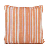 Campaign Stripe Tangerine and Petal Cushion