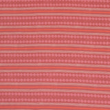 Diamond Stripe Fabric - Berry Red