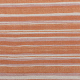 Campaign Stripe Fabric - Tangerine & Petal