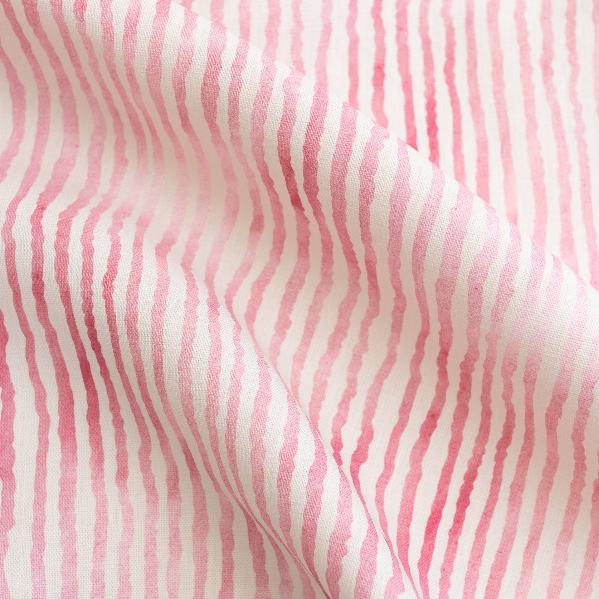 Wobbly Path Fabric - Pink – Sam Rudd Textiles
