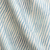 Wobbly Path Fabric - Blue