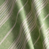 Country House Stripe Fabric - Green